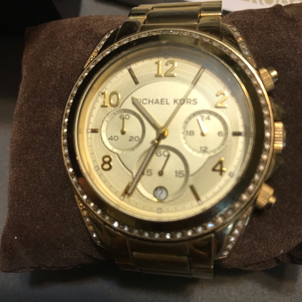 Michael Kors MK-5166 Pre-Owned Blair Glitz Watch
